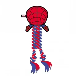Mordedor para Perro de Cuerda Spiderman de Polyester y Algodón