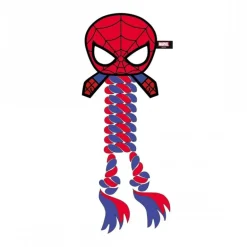 Mordedor para Perro de Cuerda Spiderman de Polyester y Algodón