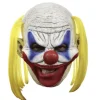 Máscara Cabeza Sin Mentón Clooney Clown Deluxe Ghoulish
