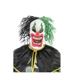 Máscara de Payaso Loco con cabello