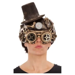 Máscara Steampunk Marrón