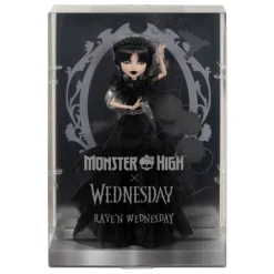 Muñeca Monster High x Wednesday Miércoles Rave'N