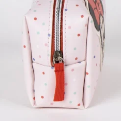 Neceser Aseo Viaje Minnie 100% PU Rosa con Motif