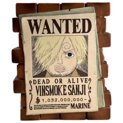 One Piece Hucha Sanji Wanted de PVC 15 cm