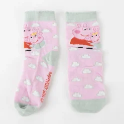 Pack 4 Calcetines Peppa Pig para Niños - Algodón y Lycra