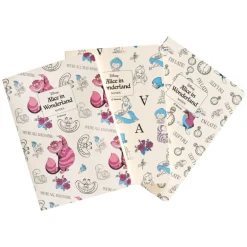 Pack 3 Cuadernos A6 Disney Alicia en el País de las Maravillas