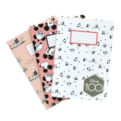 Pack 3 Cuadernos A6 Mickey 100 Aniversario