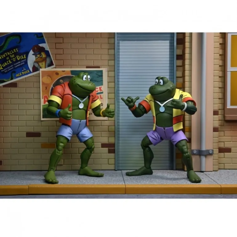 Pack 2 Figuras NECA Ranas Napoleon y Atilla 18 cm