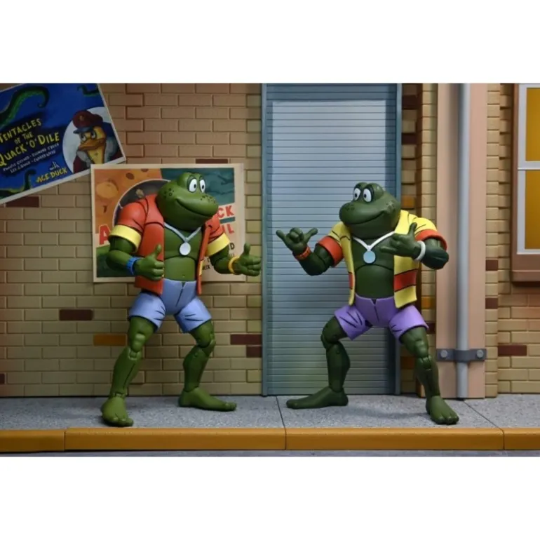 Pack 2 Figuras NECA Ranas Napoleon y Atilla 18 cm