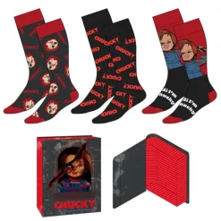 Pack de 3 Calcetines Chucky Multicolor Talla Única 38-45
