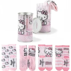 Pack de 4 Calcetines Hello Kitty para Niñas