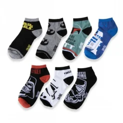 Pack de 12 Calcetines Star Wars Multicolor Talla 38-45