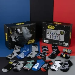 Pack de 12 Calcetines Star Wars Multicolor Talla 38-45