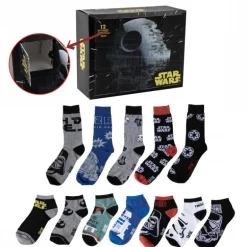 Pack de 12 Calcetines Star Wars Multicolor Talla 38-45