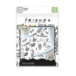 Pack de 2 mascarillas reutilizables Friends frases