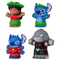 Pack de 4 Minifiguras Lilo & Stitch Fisher-Price Little People Collector