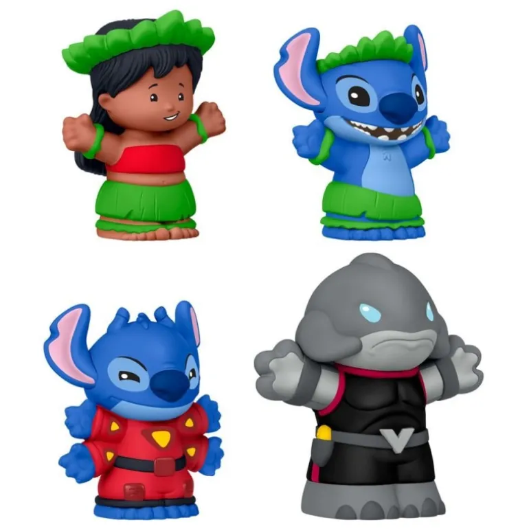 Pack de 4 Minifiguras Lilo & Stitch Fisher-Price Little People Collector