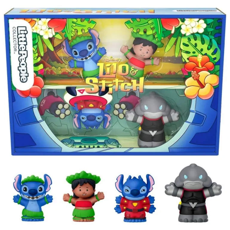 Pack de 4 Minifiguras Lilo & Stitch Fisher-Price Little People Collector