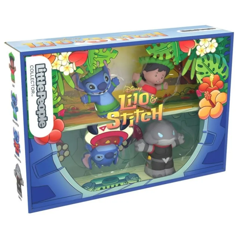 Pack de 4 Minifiguras Lilo & Stitch Fisher-Price Little People Collector