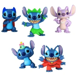 Pack de 5 Minifiguras Stitch Lilo & Stitch 7 cm