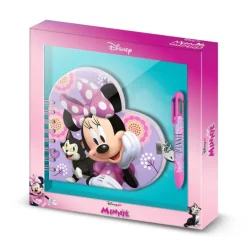 Pack de Diario Minnie Mouse Corazón con Bolígrafo de 6 Colores