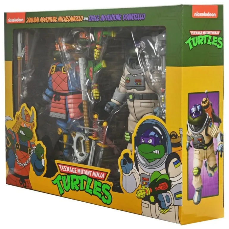 Pack de Figuras Tortugas Ninja Space Adventure & Samurai Turtles