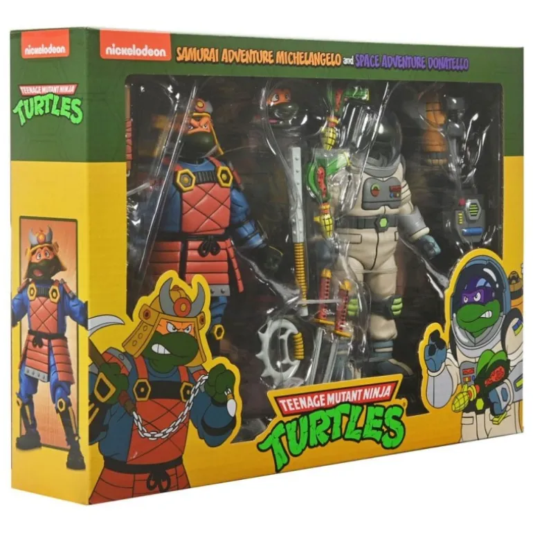Pack de Figuras Tortugas Ninja Space Adventure & Samurai Turtles