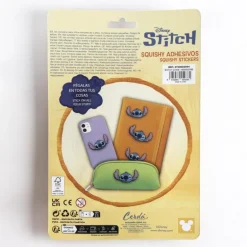 Pack de Pegatinas Squishy de Stitch en Silicona