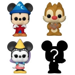 Pack Disney 4 Figuras Bitty POP! Vinyl Mickey Hechicero 2,5 cm
