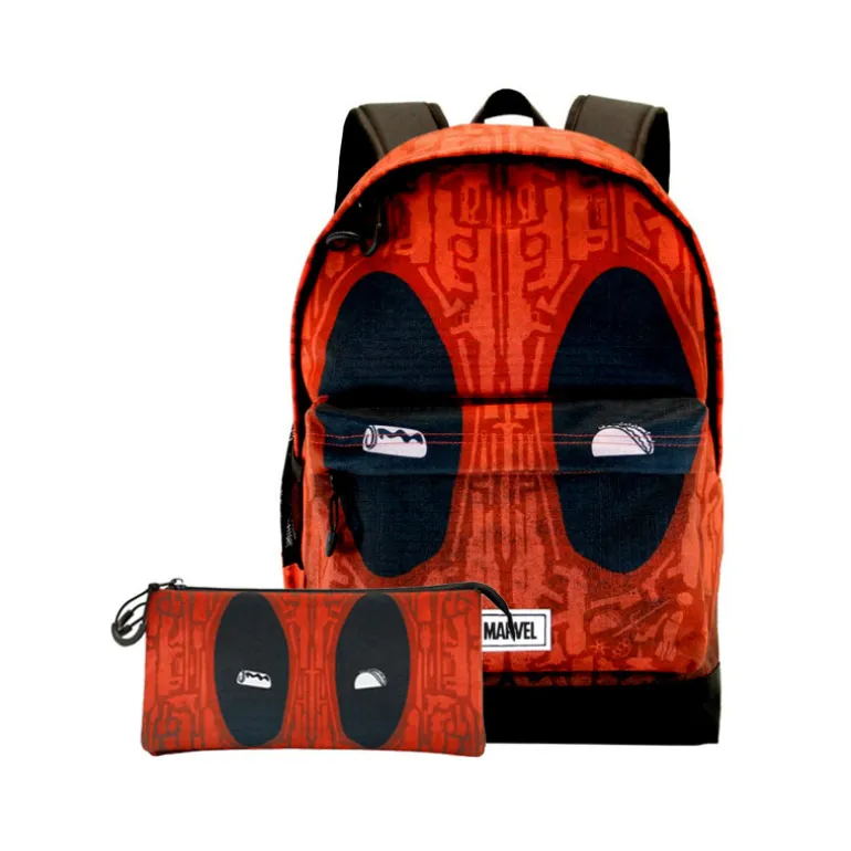 Pack mochila + estuche Deadpool eyes Marvel