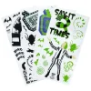 Pack Vinilos de pared brillo oscuridad Beetlejuice 44 x 23 cm