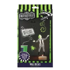 Pack Vinilos de pared brillo oscuridad Beetlejuice 44 x 23 cm