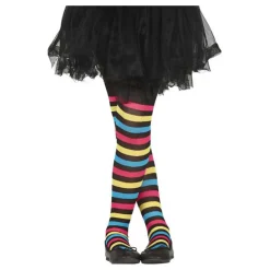 Pantys de Rayas Multicolores Infantiles