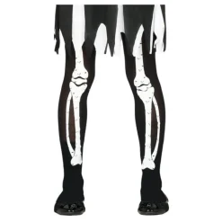 Pantys Negros de Esqueleto para niña