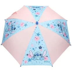 Paraguas Stitch rosa y azul - Lilo y Stitch
