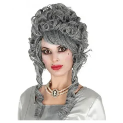 Peluca de Marquesa Gris