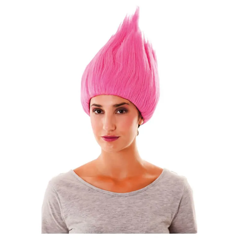 Peluca de Troll en 3 colores