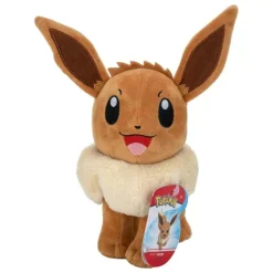 Peluche Eevee Pokémon Ver. 01 20 cm Licencia Oficial Jazwares