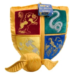 Peluche escudo Hogwarts y Snitch Dorada Harry Potter