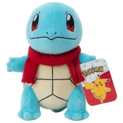 Peluche Squirtle Pokémon con bufanda 20 cm Oficial