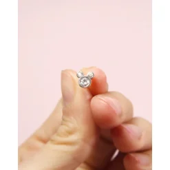 Pendientes de Plata y Circonitas Mickey Mouse Disney