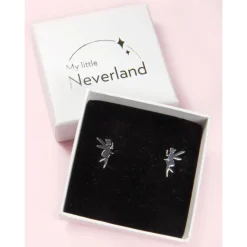 Pendientes plata Campanilla Disney