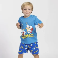 Pijama Corto de Sonic para Niños - Comodidad y Diversión en una sola Prenda