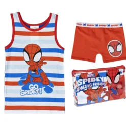 Pijama de Tirantes Spidey con Neceser para Niños