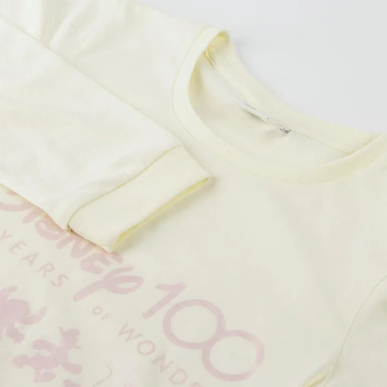 Pijama largo jovenes Disney 100 aniversario rosa