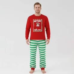 Pijama Largo Navideño The Elf para Niños - Algodón y Poliéster