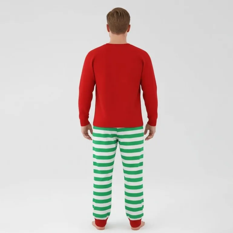 Pijama Largo Navideño The Elf para Niños - Algodón y Poliéster