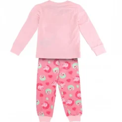 Pijama Largo Peppa Pig Para Niños 3-6 Años 60% Algodón 40% Poliéster