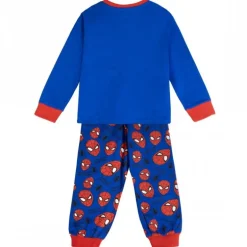 Pijama Largo Spiderman de Cotton y Poliéster para Niños