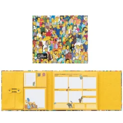 Planificador Semanal con Notas Adhesivas de The Simpsons